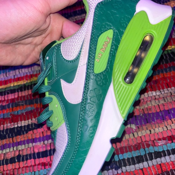 Saint Pattys day Air Maxes size10.5 color green - Picture 5 of 9